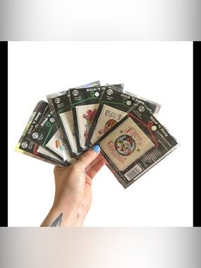 Vintage NMI Stitch-n-Hang Christmas Cross-Stitch Kit Bundle – 6 Kits